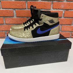 Nike Air Jordan 1 High Retro Zoom Cmft ‘Gold Laser’ Size 13