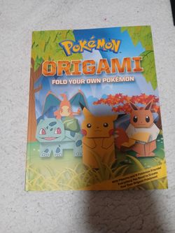 Pokémon origami book