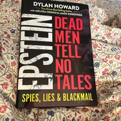Epstein Dead Men Tell No Tales Hard Back Book 