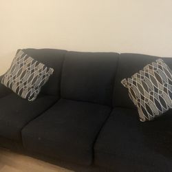 Sofa 2 Sets  Dark Blue 