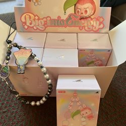 Authentic Labubu The Monsters Big into Energy Series Phone Charm One Blind Box