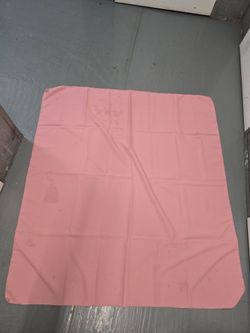 Pink Table Cloth Over Lays For Round Tables