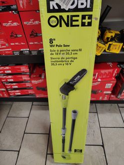 Ryobi 18v pole saw 8ft long tool only