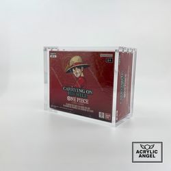One Piece Booster Box Acrylic Cases -Brand New