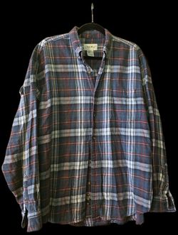 Eddie Bauer Men's Sz LG Button Up Shirt