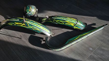 Custom painted e bike parts