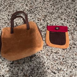 Mini Corduroy Purse