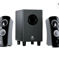 The Logitech Speaker System Z323 2.1 is a stylish and powerful home theater speaker system that delivers immersive surround sound with its 2.1 system 