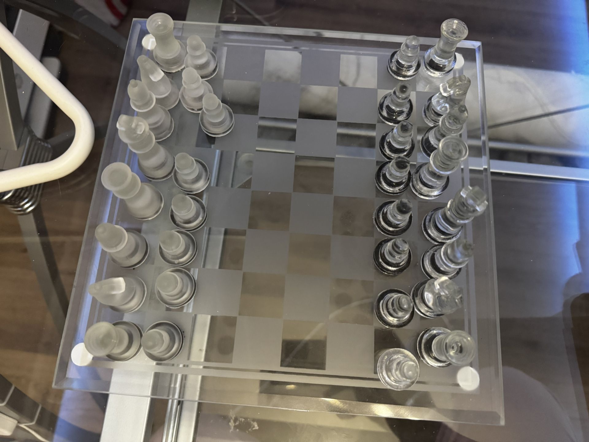Glass Chess Set