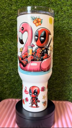 Custom Deadpool 40oz Tumbler