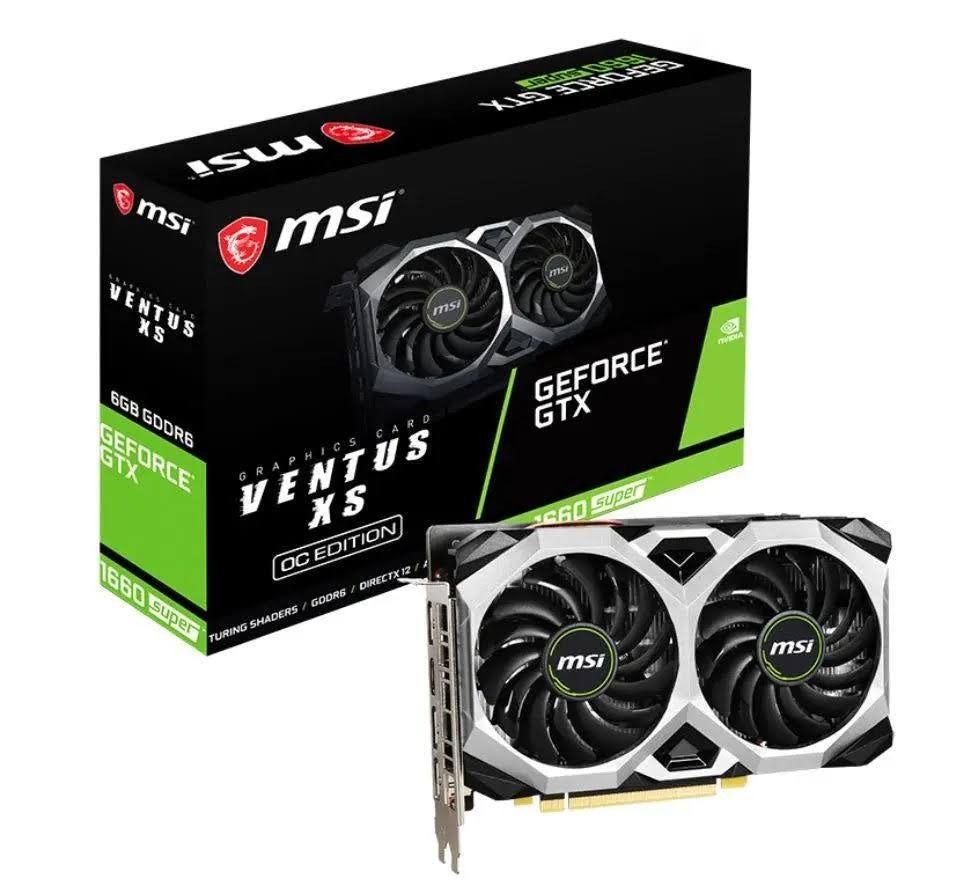 MSI GeForce GTX 1660 Super Ventus XS OC – Great Condition, New Arctic MX-7 Applied