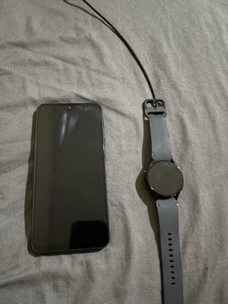 Black Samsung a16 5G and Samsung Galaxy FE Smartwatch Bundle