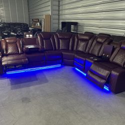 Brand New Power Reclining Sectional Couch