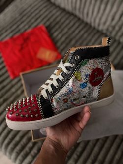 Christian Louboutin Louis High-Top Sneakers 9.5