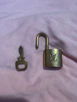 Louis Vuitton Brass Padlock with Key