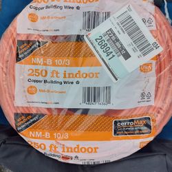 Brand New 250 Ft Roll Of Cerra Max 600 Volt 10/3...