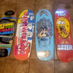 Old school shaped skateboards Natas Strangelove Tony Hawk Only $60 a piece!!