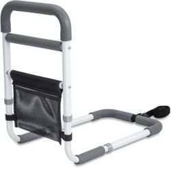 Bed Rails for Elderly Adults - 350LBS Heavy Duty Bed Assist Rail with Non-Slip Bedside Handle, Fall Prevention Safety 