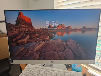 HP 27" touch screen all in one computer