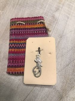 Silver Quetzal Pendent