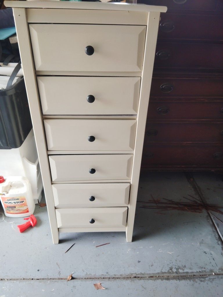 6 Drawer Tall Dresser
