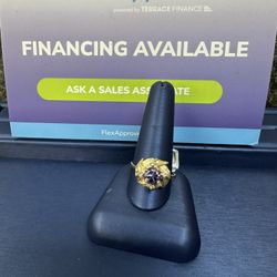 14k Y/g Ladies Ring 