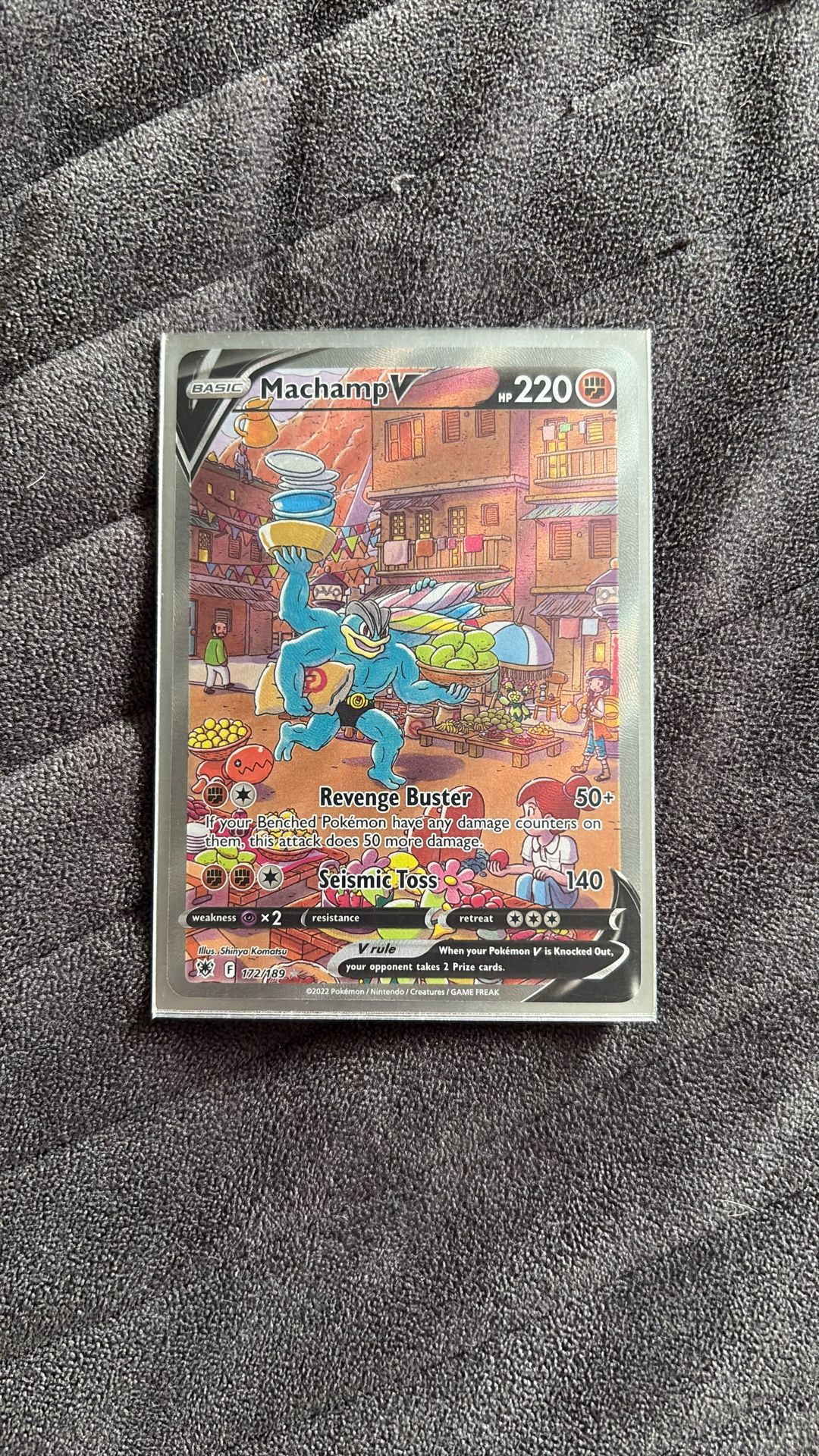 Machamp V Alt Art Astral Radiance