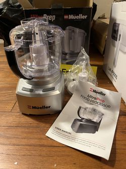Mueller Ultra Prep Food Processor Chopper for Dicing, Grinding, Whipping  and Pureeing – Food Chopper for Vegetables, Meat, Grains, Nuts and Whisk  for for Sale in Long Beach, CA - OfferUp
