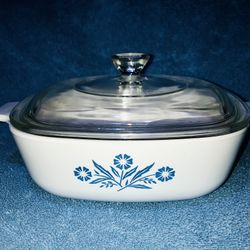 Corningware Blue Cornflower 1 Qt Casserole