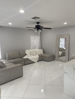 Seven Piece Sectional Couch Set