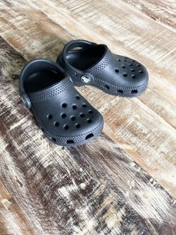 Toddler Crocs Size C5 Black In Great Shape 