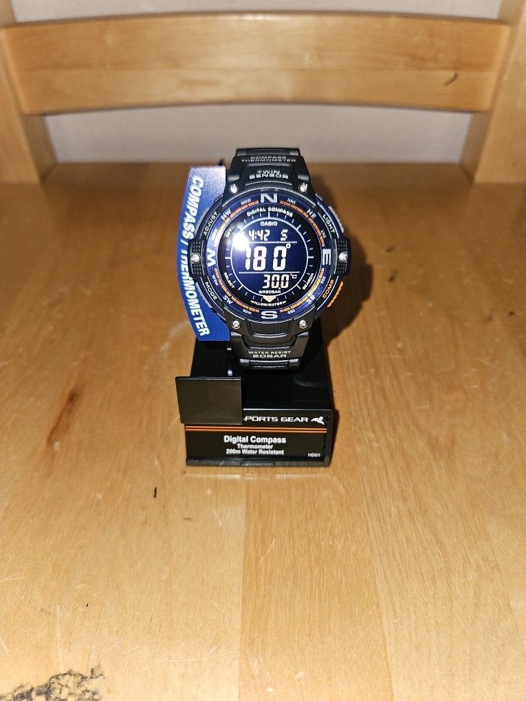 Casio Compass Thermometer Watch