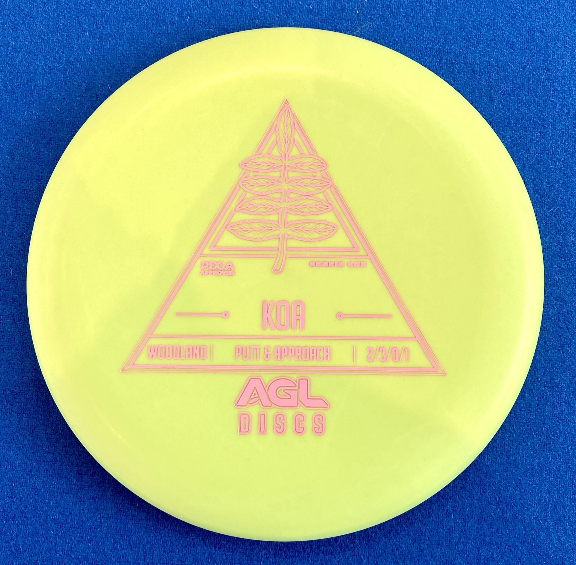 AGL Discs Green Woodland Koa Putt & Approach 169 Gram 2/3/0/1 Made By Innova Disc Golf (Brand New) (Retail $20)