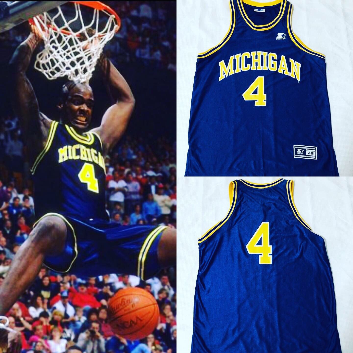 College Basketball Fab Five 30 For 30 Stream Vintage Michigan