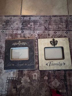 Set of 2 Heavy Picture Frames