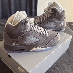 Jordan 5 wolf gray sz7.5 men