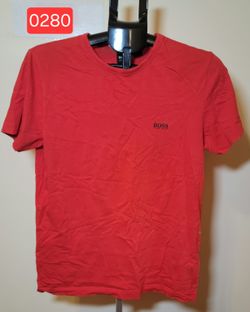 Hugo Boss Red Regular Fit T-Shirt, size M (0280)
