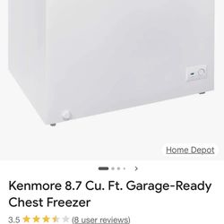 Kenmore Freezer