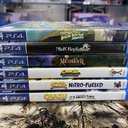 PS4 Games *PRICES IN THE AD PLEASE READ*