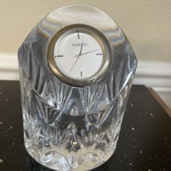 Waterford Marquis Crystal Clock Mint Condition