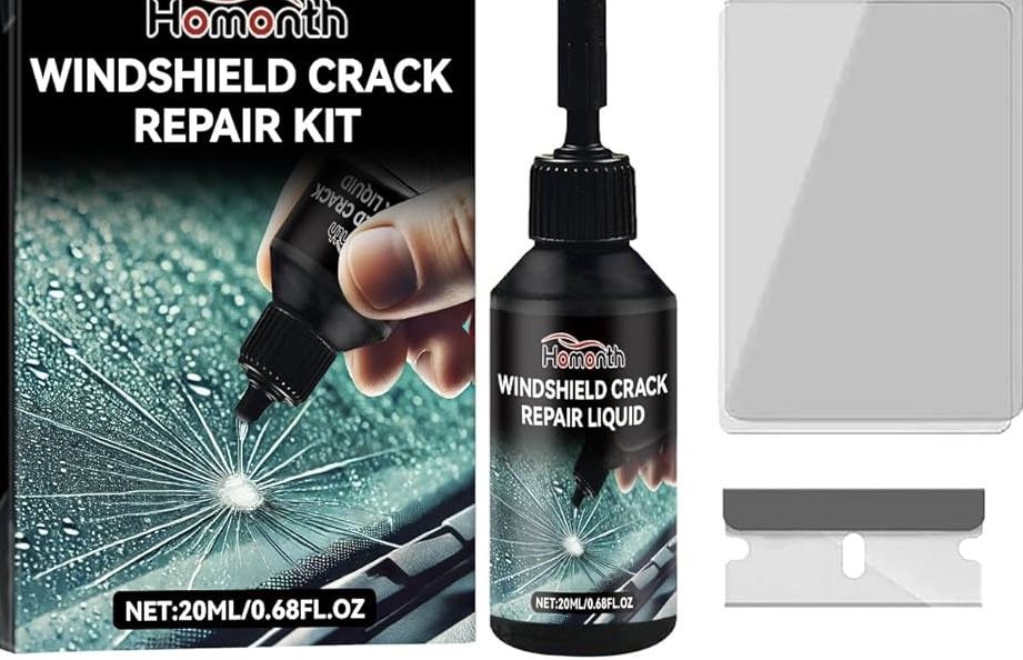 Car Windshield Crack Repair Kit - 2025 Upgrade Nano Glass Repair Liquid for Cracks & Chips, Cracks Gone Glass Remover Fluid for Quick Fix Windshields,