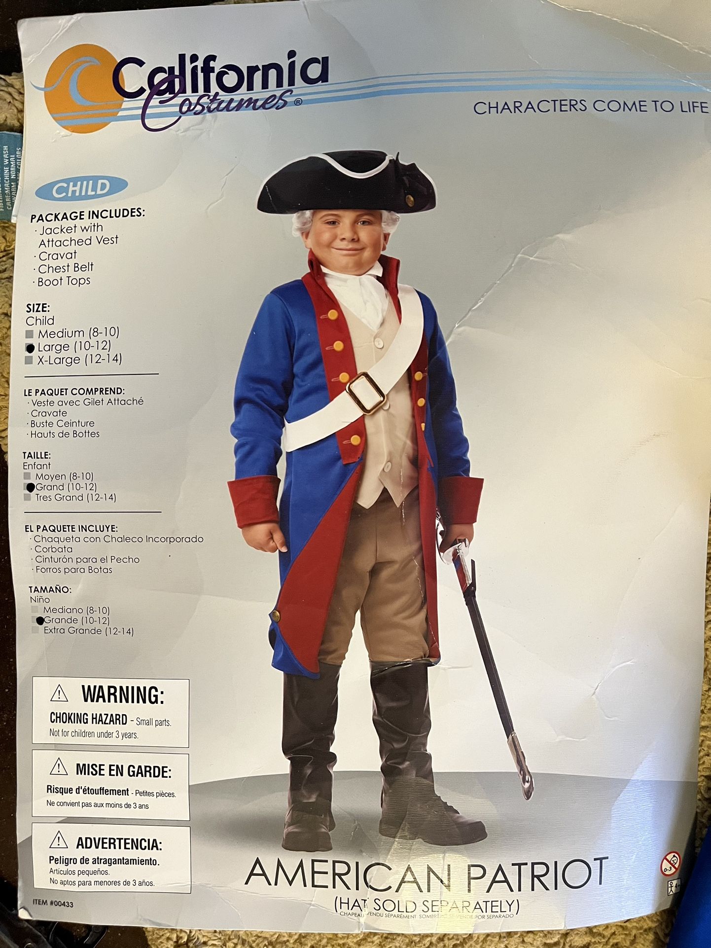 Revolutionary War Soldier Costume