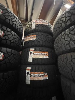 (4) New Tires 35x12.5R22LT Arroyo Tamarock R/T