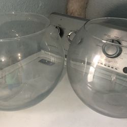 Glass Bowl Fish Tanks (2 for $10)