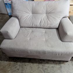 Grey Beige Sofa Arm Chair