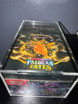 Paldean fates booster bundle display