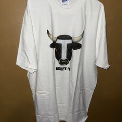 Vintage 90’s Hanes Graphic Cow Short Sleeve T Shirt Promo Men’s Size XL US