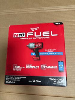 Milwaukee M18 Brushless Cordless 1/2” High Torque Impact Wrench One-key Tool Only