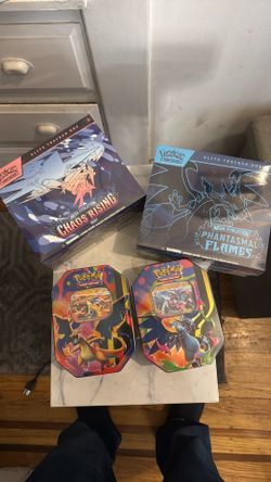 Pokemon SEALED 2 tin 2 etb bundle