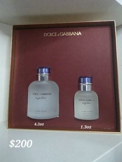Light blue DOLCE GABBANA